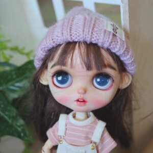 leoglintドール用服　Blythe衣装　ブライス変装 プレゼント　パーティー 服のない 人形なし 帽子のみ (ライトピンク)